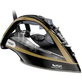 Tefal FV9865, Bügeleisen Trocken- & Dampfbügeleisen, Selbstreinigende Grundplatte, 3000 W, Schwarz, Gold
