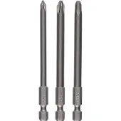 Bosch 3tlg. Schrauberklingen-Set für Phillips-Kreuzschlitzschrauben (PH)