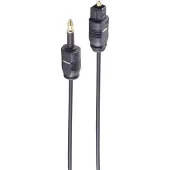 Shiverpeaks -BASIC-S--Lichtwellenleiterkabel 2,2mm, Toslink-Stecker auf 3,5mm Opti-Stecker, 5,0m