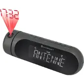 Soundmaster UR6700AN, Uhr, DAB+, FM, LCD, Schwarz, Zeit, Einfarbig