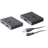 Shiverpeaks PROFESSIONAL DisplayPort 1.4 Umschalter 2x1 8K