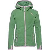 TROLLKIDS Fleecejacke "Girls Sandefjord Jacket" mit Kapuze, wasserabweisend, windabweisend, atmungsaktiv, leicht