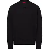 HUGO Sweatshirt "Dapocrew", Rundhalsausschnitt, Relaxed Fit, Logo-Druck