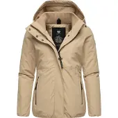 Ragwear Winterjacke "Sunniva" mit Kapuze wasserdichte Winter Damen Jacke mit Teddyfell-Innenfutter