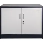 Jet-Line Aktenschrank SARATOW dunkelgrau weiss