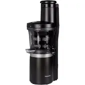 Panasonic MJ-L700KXE, Langsamer Entsafter, Schwarz, 7,5 cm, 1 m, 63 dB, Tasten