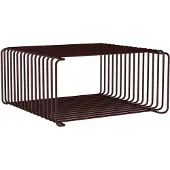 Montana - Panton Wire Half Height Regal 34,8 cm, schwarz-rot