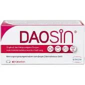 STADA Consumer Health Deutschland GmbH DAOSiN Tabletten zur Ergänzung des körpereigenen DAO-Enzyms zum Histaminabbau aus der Nahrung, 60 St. Tabletten