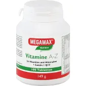 MEGAMAX Vitamine A-z+q10+lutein Tabletten