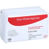 Dräco Vliesstoff-Kompressen unsteril 5x5 cm 100 St Kompressen