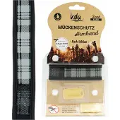 KDA Mückenschutz Armband Karo grau 1 St
