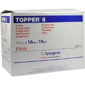 KCI Topper 8 Kompr.10x10 cm steril 75x2 St Kompressen