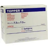 KCI Topper 8 Kompr.7,5x7,5 cm steril 50x2 St Kompressen