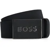 BOSS Herrengürtel 50471333 Schwarz 80