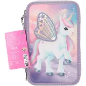 Ylvi & the Minimoomis Ylvi 3 Fach Federtasche mit appliziertem Flügel