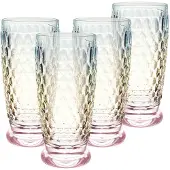 Villeroy & Boch Longdrinkglas "Longdrinkglas Boston Pearl 300 ml 4er Set bunt"