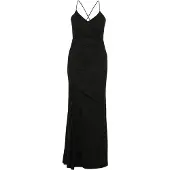 Vera Mont Abendkleid "Damen im Glitzer-Look" Ohne Tasche Wickel-Design