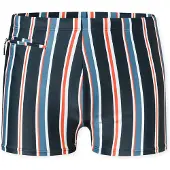 Schiesser Badehose Herren blau gestreift, 4 775630-0002-00004