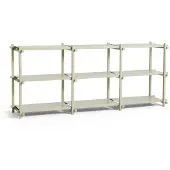 HAY - Woody Low Sideboard, Buche smokey grey / smokey grey