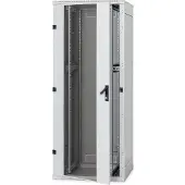 Triton 19"Schrank 32HE, B600/T 600, Schwarz, bis 800Kg, Glastür
