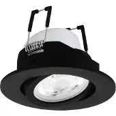 Eglo Saliceto-Z, Einbaustrahler, LED, 6500 K, 400 lm, 220-240 V, Schwarz, Weiß