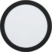 Eglo connect.z Smart-Home LED Bad-Einbaustrahler Fueva-Z, ultra flach, Ø 216 mm, ZigBee, App und Sprachsteuerung Alexa, CCT, dimmbar, IP44