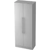 Hjh OFFICE PRO SIGNA G 7100 RE - Grau 5 OH Schrank Relinggriff Kunststoff