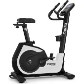 Zipro Heimtrainer Fahrrad Strike White – Design Fitnessbike in Weiß Bis 150kg Belastbar Magnetischer Hometrainer mit AppAnbindung Verstellbarem Sattel