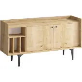Skye Decor , Canopus- CanopusMRD, Saphireich, Kommoden, 80x150x40 cm, 100% Melaminbeschichtete Partikelplatte