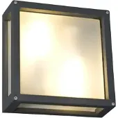 Licht-Erlebnisse Außenwandleuchte Modern "Indus" Anthrazit Metall 2-flammig Wandlampe Balkon Terrasse Garten