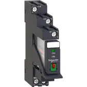 Schneider Electric Interface-Relais 1W 10A 230VAC LED Prüftaste Sockel Bügel Varistor montiert RXG12P7PV