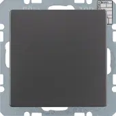 Berker 75441226 Objekt-Temperaturregler mit Tasterschnittstelle Q.x anthrazit, samt