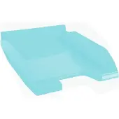 Exacompta Briefablage COMBO MIDI Aquarel, für Dokumente im Format A4+, stapelbar, Etikettenhalter, Kunststoff, pastellgrün