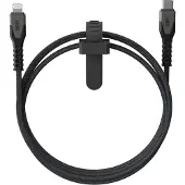Urban Armor Gear Polyamid, 1,5 m, Lightning, USB C, Männlich, Männlich, Schwarz, Grau