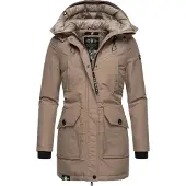 NAVAHOO Winterjacke "Blizzardstorm" mit Kapuze Warm gefütterter Wintermantel mit Kapuze