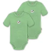 Normani 2er Set Baby Merino Kurzarmbody „Tihoi" - 9309