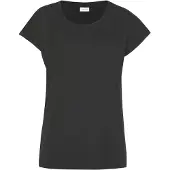 LASCANA Pyjamaoberteil schwarz Gr. 32/34 für Damen. Mit Rundhals. Bequem. Nachhaltig.