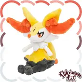 Tinisu Pokemon Rutena Kuscheltier - 19 cm Plüschtier Braixen