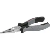 KRAFTWERK 308.102.000, Rundzange, Schwarz, Grau, 81 mm, 235 mm, 20 mm, 207 g