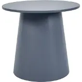 En.casa Couchtisch 'Nyd' rund MDF 40 x Ø44 cm Graublau