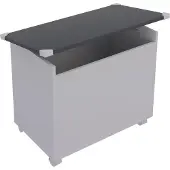 VCM Holz Sitztruhe Sitzbank Truhe Bosula M