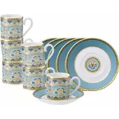 Villeroy & Boch Samarkand Aquamarin Espressotasse mit Untertasse 6er Set