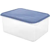 Rotho Kühlschrankdose eckig 8 l RONDO, Farbe:Horizon Blue