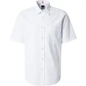 BOSS Kurzarmhemd Regular Fit, Kentkragen, Kurzarm