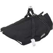 vidaXL Hundemantel mit Geschirr Wasserdicht Reflektierend Schwarz L68