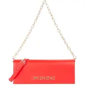 Valentino Elegante rote Damentasche mit Kettenriemen und Druckknopfverschluss