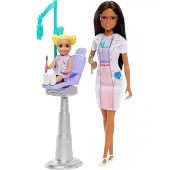 Barbie Dentist Doll, Modepuppe, Weiblich, 3 Jahr(e), Junge/Mädchen, 265 mm, 185 g