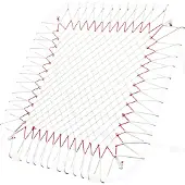 Sport-Thieme Tchoukball-Netz für Tchoukball, 80x80 cm