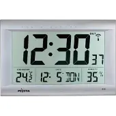 Peweta Funk-Digitalwanduhr DCF 77 mit LC-Display