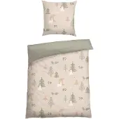 Schiesser Wendebettwäsche "Uma aus weicher Baumwolle im Nordic-Look", Made in Green